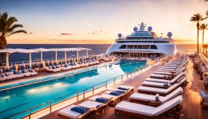 High-end cruise ship amenities