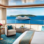 Lavish cruise ship suites