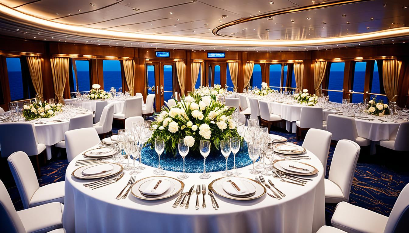 Luxury onboard dining