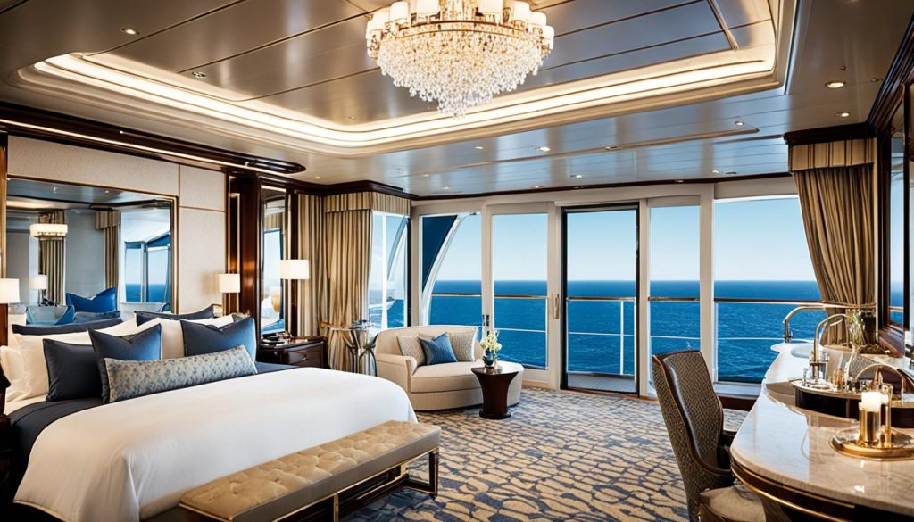 Opulent onboard amenities