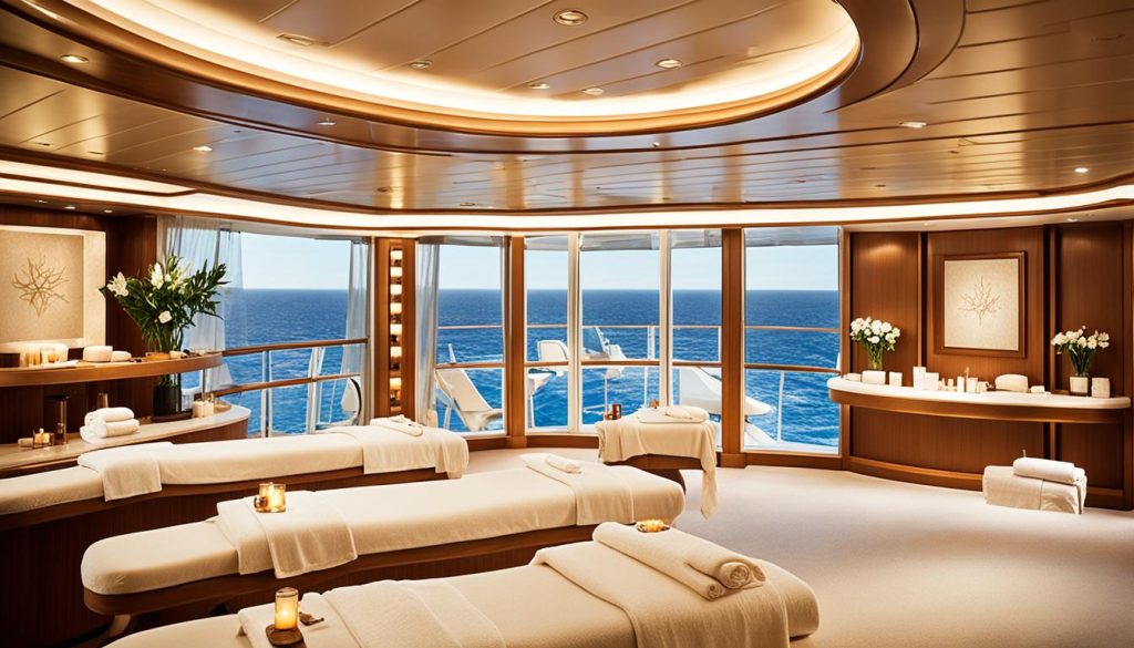 Spa treatments on a luxury cruise